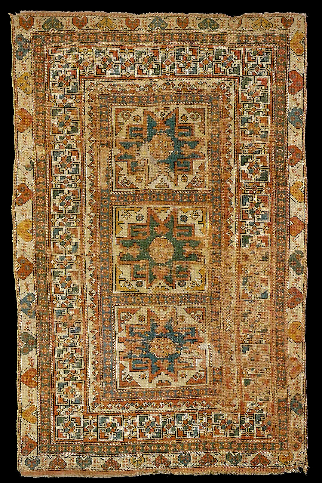 Bergama rug. Detroit Institute of Arts. DIA no 49.24. Siz 183x284cm