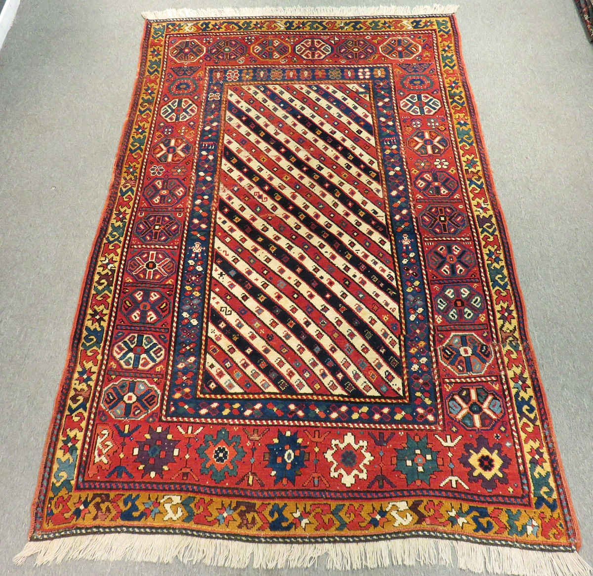 Antique Shahsavan rug, Moghan steppe, Azerbaijan