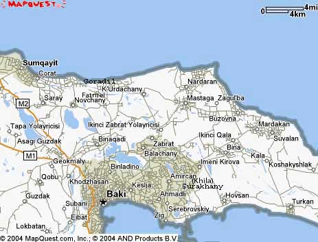 Baku Map